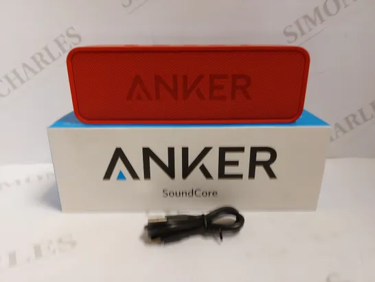 BOXED ANKER BLUETOOTH SPEAKER - RED