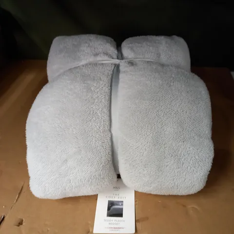 M&S TEDDY FLEECE BEDSET 