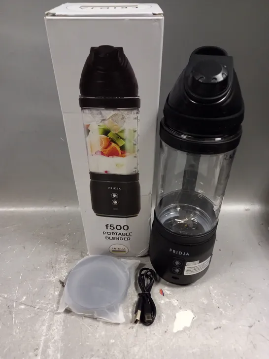 BOXED FRIDJA F500 PORTABLE BLENDER IN BLACK