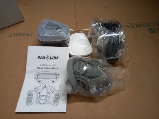 BOXED NA & UM M401 SERIES HALF MASK RESPIRATORS 