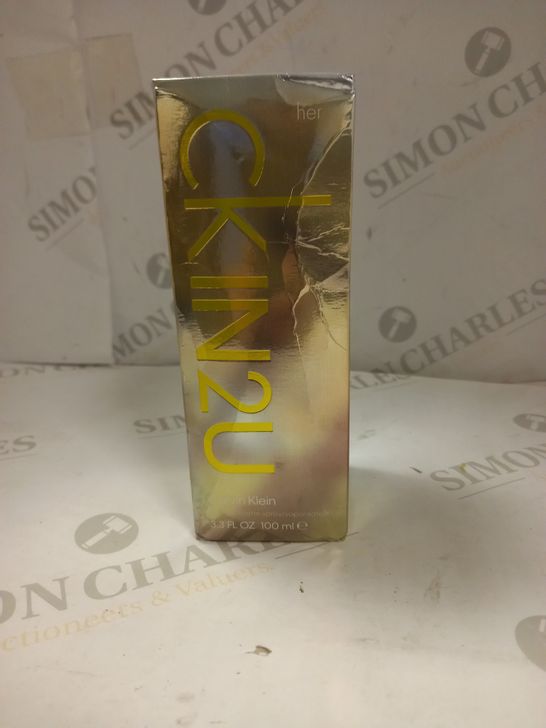 BOXED CALVIN KLEIN CK IN2U WOMAN EAU DE TOILETTE 100ML