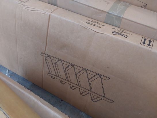 BOXED DESIGNER LYNTON LADDER BOOKCASE WHITE H170 × W60 × D35cm