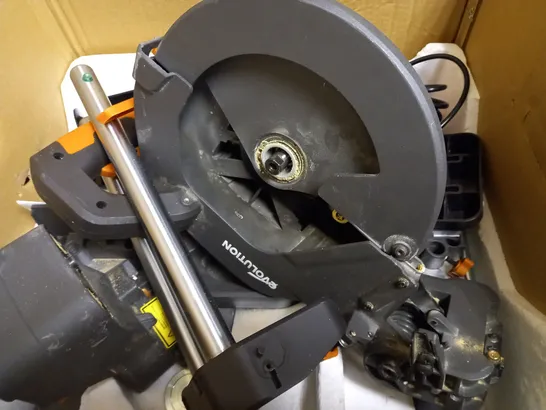 EVOLUTION MULTI-MATERIAL CUTTING SLIDING MITRE SAW