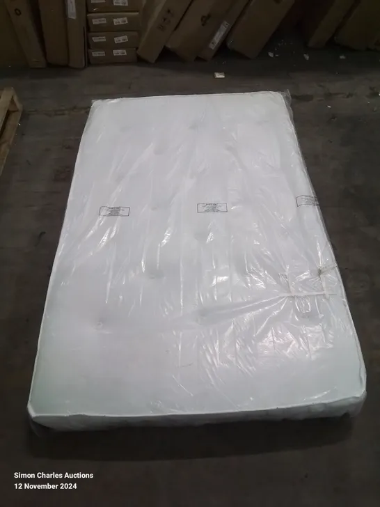 QUALITY BAGGED OPEN COIL SPRUNG DOUBLE MATTRESS 