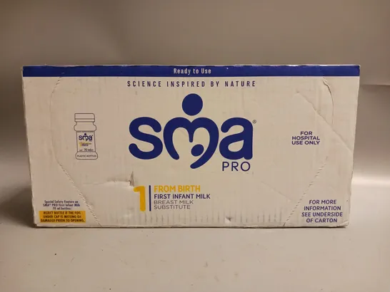 BOXED SMA PRO FIRST INFANT BREAST MILK SUBSTITUTE 32X70ML BOTTLES