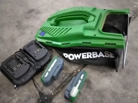 BOXED POWERBASE 34CM 40V CORDLESS MOWER