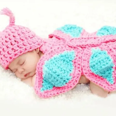 APPROXIMATELY 5 BRAND NEW CROCHET BUTTERFLY DRESS UP OUTFIT