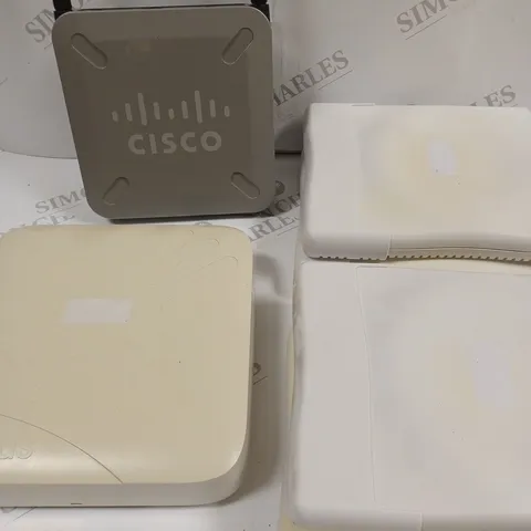 LOT OF 6 ASSORTED NETWORKING ITEMS TO INCLUDE CISCO WAP200 AND RUCKUS ACCESS POINTS