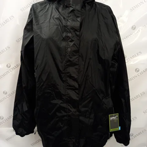 GELERT PACKAWAY JACKET IN BLACK - XL