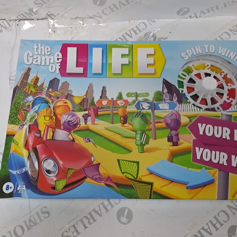 BOXED THE GAME OF LIFE BOARD GAME