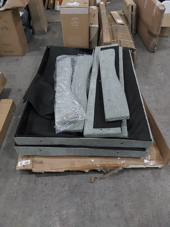 PALLET TO CONTAIN ASSORTED BED PARTS 