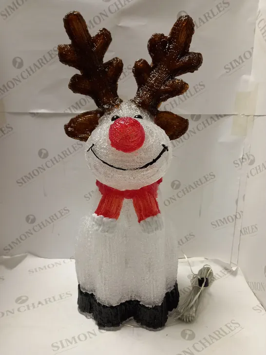 JOHN LEWIS WHITE & MULTI COLOUR REINDEER LIGHT 