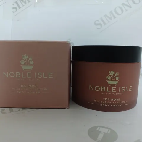 BOXED NOBLE ISLE TEA ROSE BODY CREAM