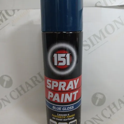 BOX OF 12 151 SPRAY PAINT IN BLUE GLOSS - 100G