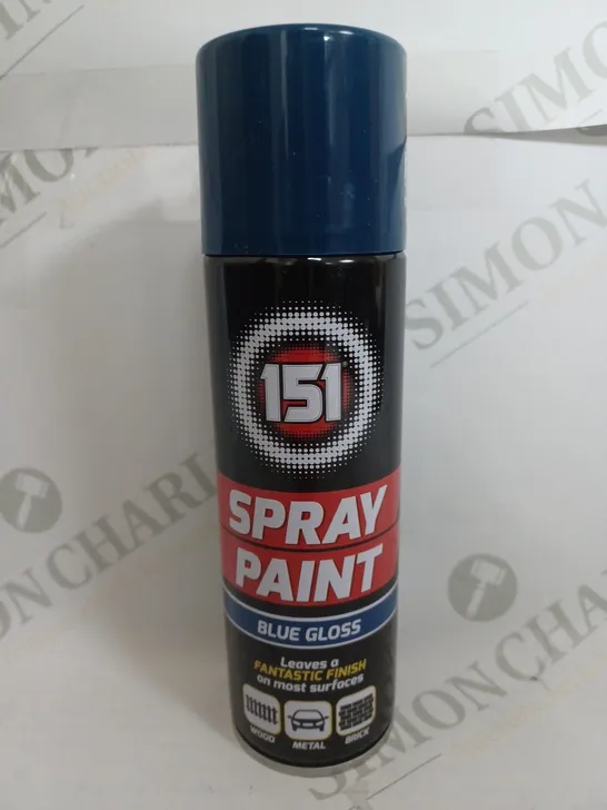 BOX OF 12 151 SPRAY PAINT IN BLUE GLOSS - 100G