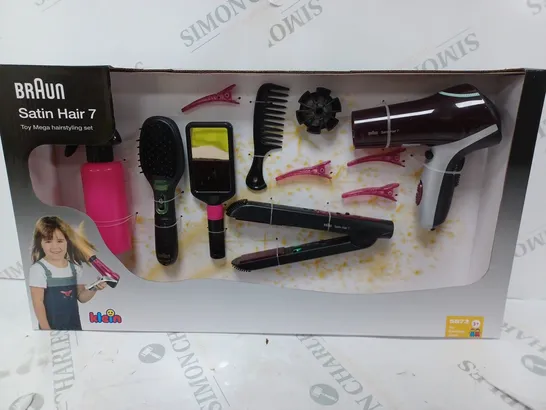 BRAUN MEGA HAIRSTYLING TOY GIFT SET RRP £34.99