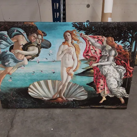 BOXED WRAPPED CANVAS PAINTING - THE BIRTH OF VENUS BY SANDRO BOTTICELLI (1 BOX)