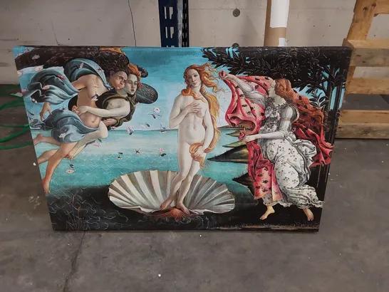 BOXED WRAPPED CANVAS PAINTING - THE BIRTH OF VENUS BY SANDRO BOTTICELLI (1 BOX)