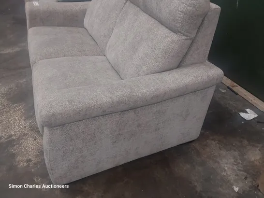 QUALITY ITALIAN DESIGNER ADRIANO TWO SEATER LOVESEAT SOFA GREY FABRIC 