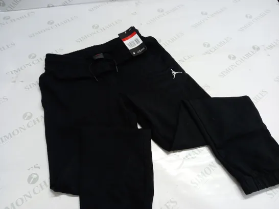 AIR JORDAN KIDS BLACK JOGGERS - L