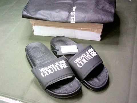 VERSACE JEANS COUTURE SLIDERS - UK SIZE 11