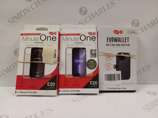 BOX OF APPROX 17 ASSORTED PHONES CASES TO INCLUDE - IPHONE 13 PRO MINI - IPHONE 13 PRO MAX - IPHONE 6.7 PRO 