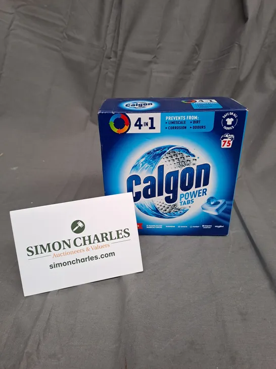 BOXED SEALED CALGON 4 IN 1 POWER TABS - 75 WASHES 