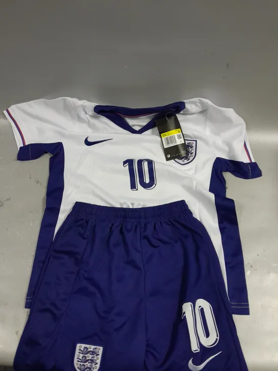 CHILDRENS ENGLAND HOME TEAM JERSEY BELLINGHAM 10 - 22