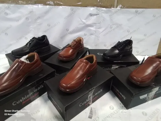 SELECTION OF BOXED CUSHION-WALK LEATHER SHOES, (STYLES, COLOURS AND SIZES VARY)