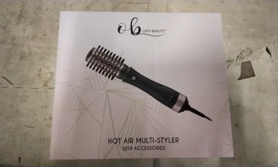 OPTI-BEAUTY HOT AIR MULTI- STYLER WITH ACCESSORIES