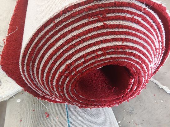 ROLL OF QUALITY COUNRTY MEAD TWIST TURKEY RED CARPET 4 × 9.9M