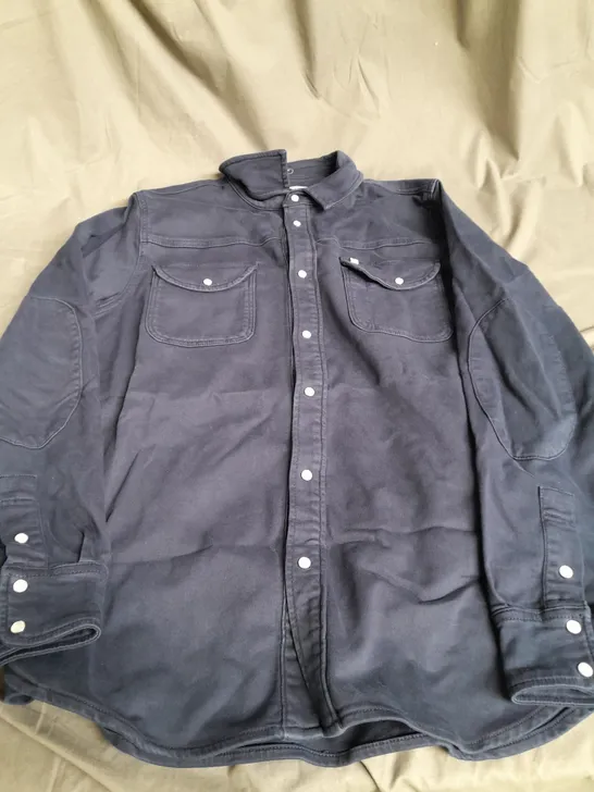 LARGE &SONS SUNDAY SHIRT UTILITY NAVY LARGE 