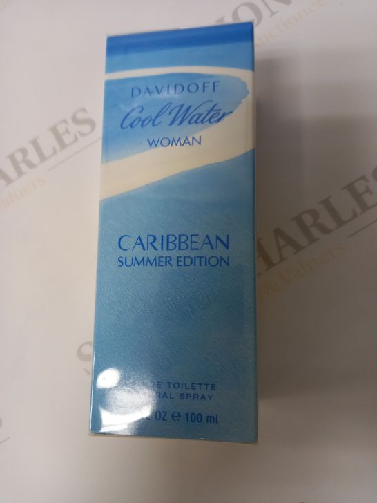 BOXED AND SEALED DAVIDOFF COOL WATER CARIBBEAN SUMMER EDITION EAU DE TOILETTE 100ML