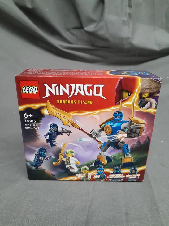 LEGO NINJAGO DRAGONS RISING - JAYS MECH BATTLE PACK - 71805