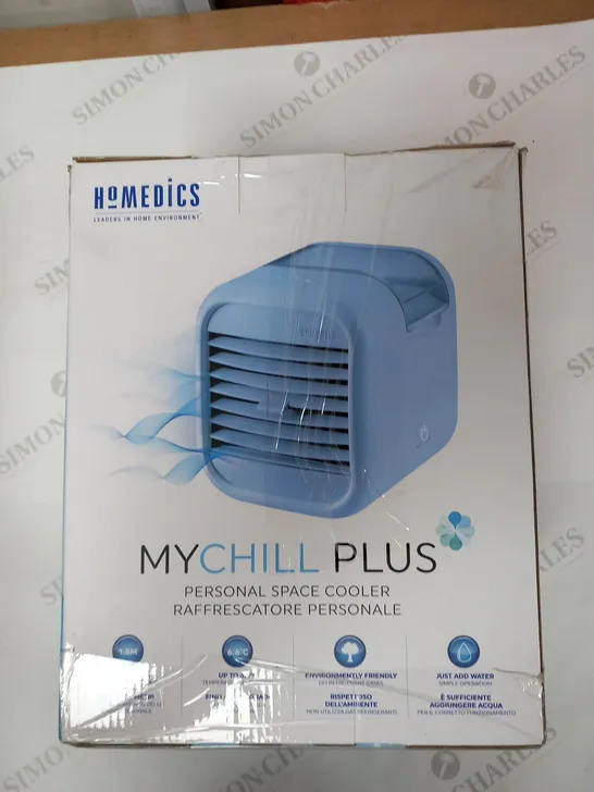 BOXED HOMEDICS MY CHILL PLUS PERSONAL SPAE COOLER PAC-35PB-EU