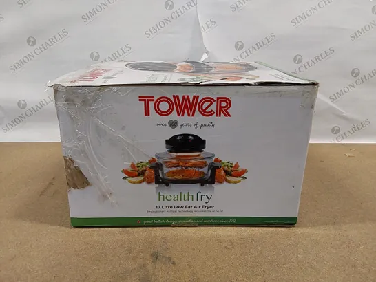 BOXED TOWER T14001 HEALTH HALOGEN LOW FAT AIR FRYER (1 BOX)