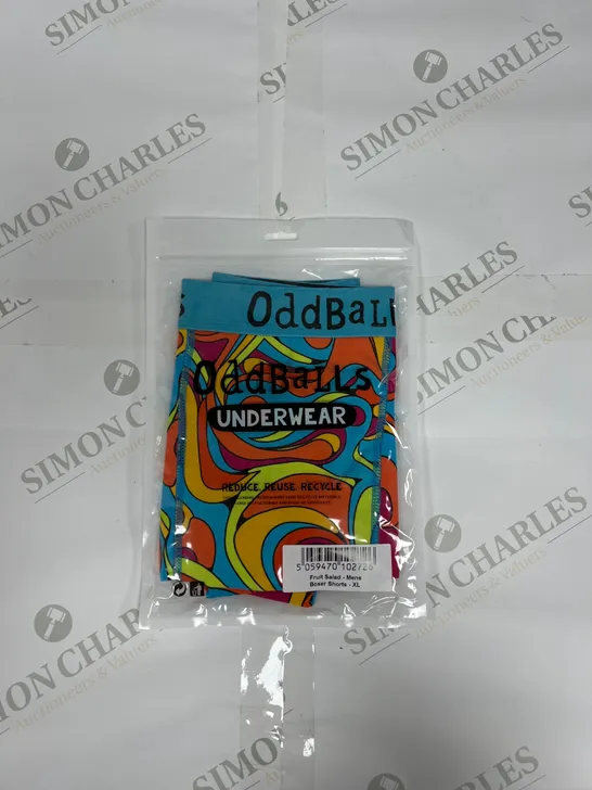 ODDBALLS UNDERWEAR BOXER SHORTS IN FRUIT SALAD SIZE XL