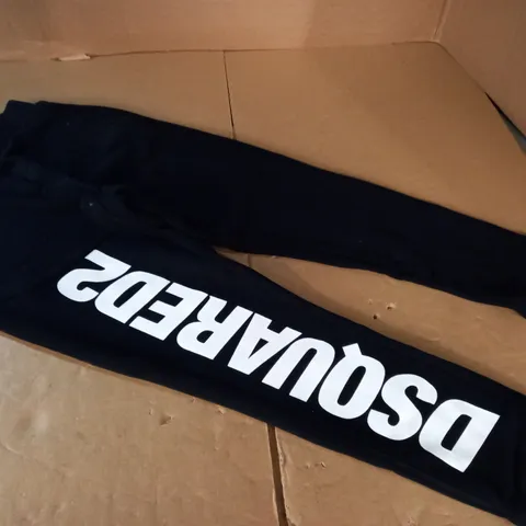 DSQUARED2 UNDERWEAR LOGO JOGGERS IN BLACK - SMALL