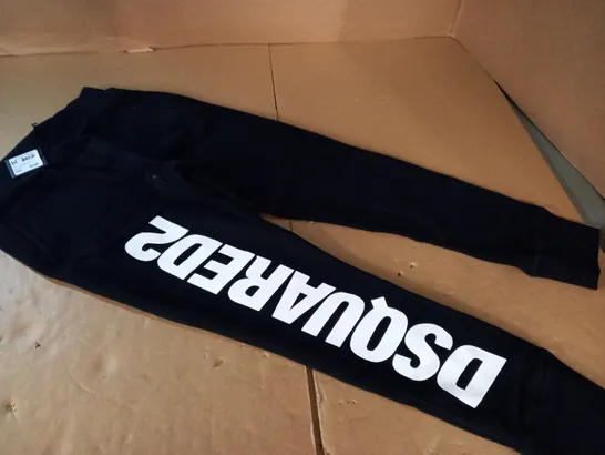 DSQUARED2 UNDERWEAR LOGO JOGGERS IN BLACK - SMALL