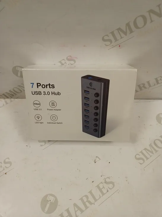 SEALED 7 PORTS USB 3.0 HUB