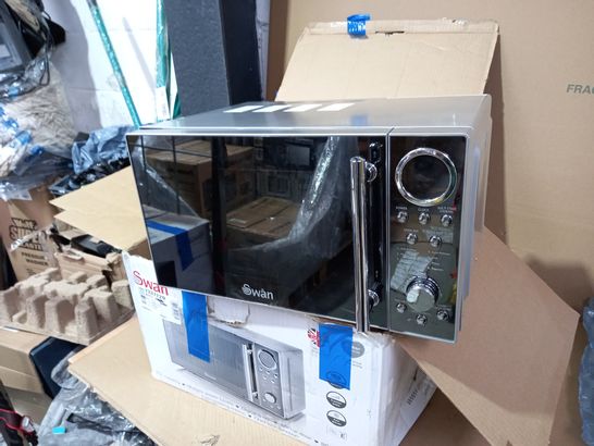 SWAN 20L MIRROR DOOR MICROWAVE 