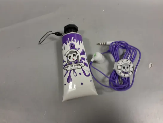 LARGE QUANTITY OF OBJECT EARPHONES (EP-P01) IN PURPLE