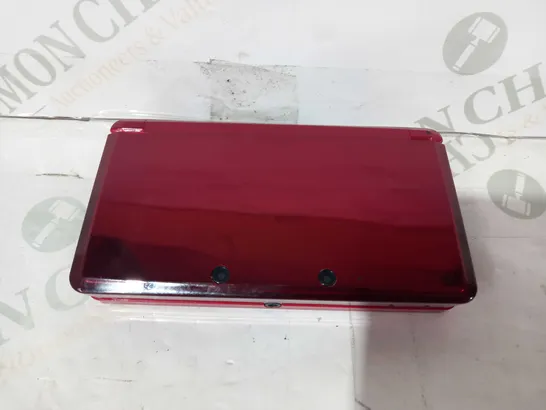 NINTENDO 3DS GAMING CONSOLE IN METALLIC RED CTR-001(EUR) W. CASE