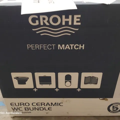 BOXED GROHE EURO CERAMIC WC BUNDLE