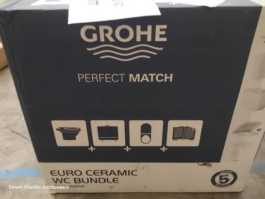 BOXED GROHE EURO CERAMIC WC BUNDLE