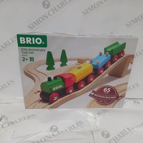 BRIO 65TH ANNIVERSARY TRAIN SET - 36036 AGES 2+