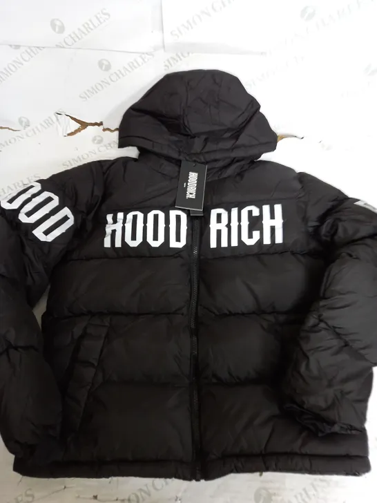 HOODRICH PARALLEL PAD JACKET IN BLACK - 12-13YEARS