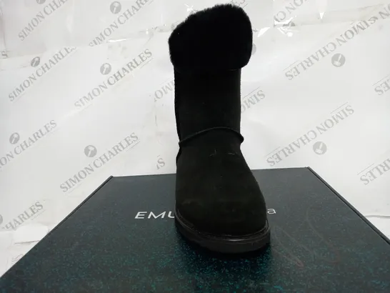 EMU BIRDWOOD BOOTS SIZE 4 BLACK - BOXED 