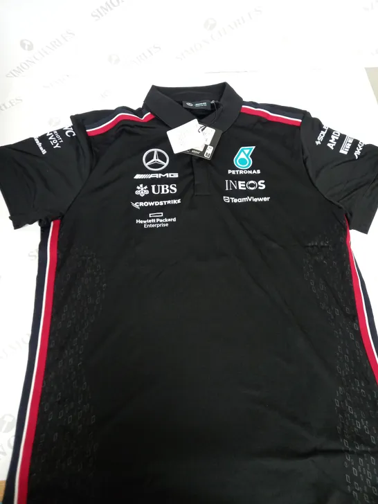 MERCEDES LOGO POLO SHIRT SIZE L