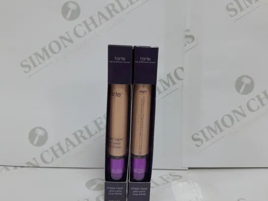 2 X TARTE SHAPE TAPE GLOW WAND IN ALIGHT SHADE 